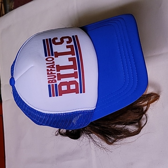 2 Buffalo Bills hats. NFL. Trucker-style snap backs. BRAND NEW. - Picture 4 of 12